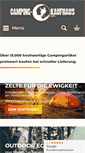 Mobile Screenshot of camping-kaufhaus.com